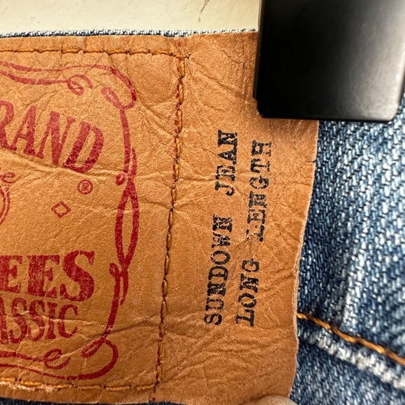 Lucky Brand Flare Jeans Mid Rise Boho Vintage Wash - Picture 6 of 7